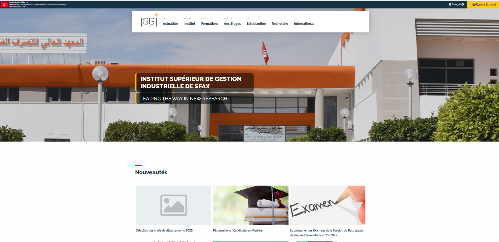 Lancement du site ISGI Sfax